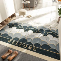entrance rug door mat nordic style household dust removal absorption diy can be cut pad wire loop carpets