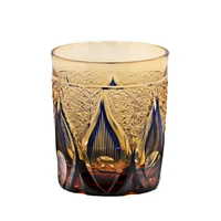 whiskey glass cup european style brandy wine mug edo kiriko red wine vodka glassese stemless wine glass transparent cup beer mug