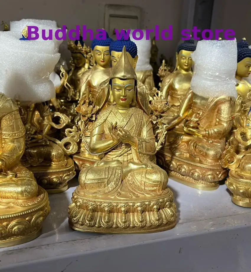 50% скидка оптовая продажа тибетская буддистская статуя Будды tsongkhпа 5А
