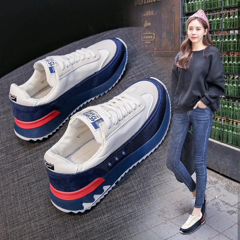 

Women's Shoes 2020 New Explosive Breathable Thick-Soled Daddy Sports Casual Shoes Single Shoe