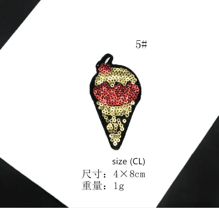 Нашивки с блестками для одежды