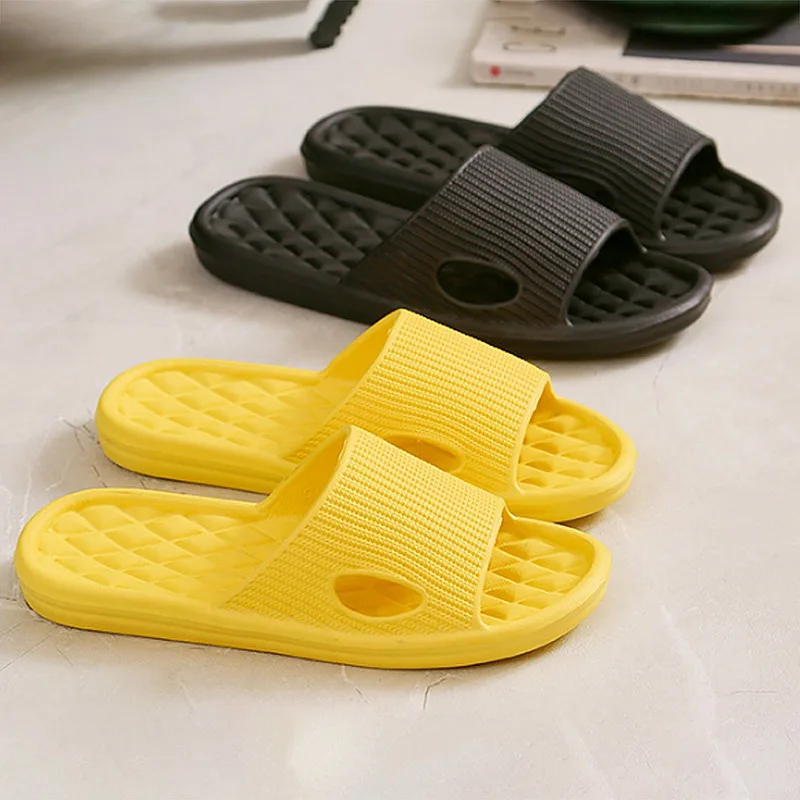 

Summer Fashion Thick Platform Bathroom Home Slippers Women Soft Sole EVA Indoor Slides Woman Sandals Non-Slip Flip Flops