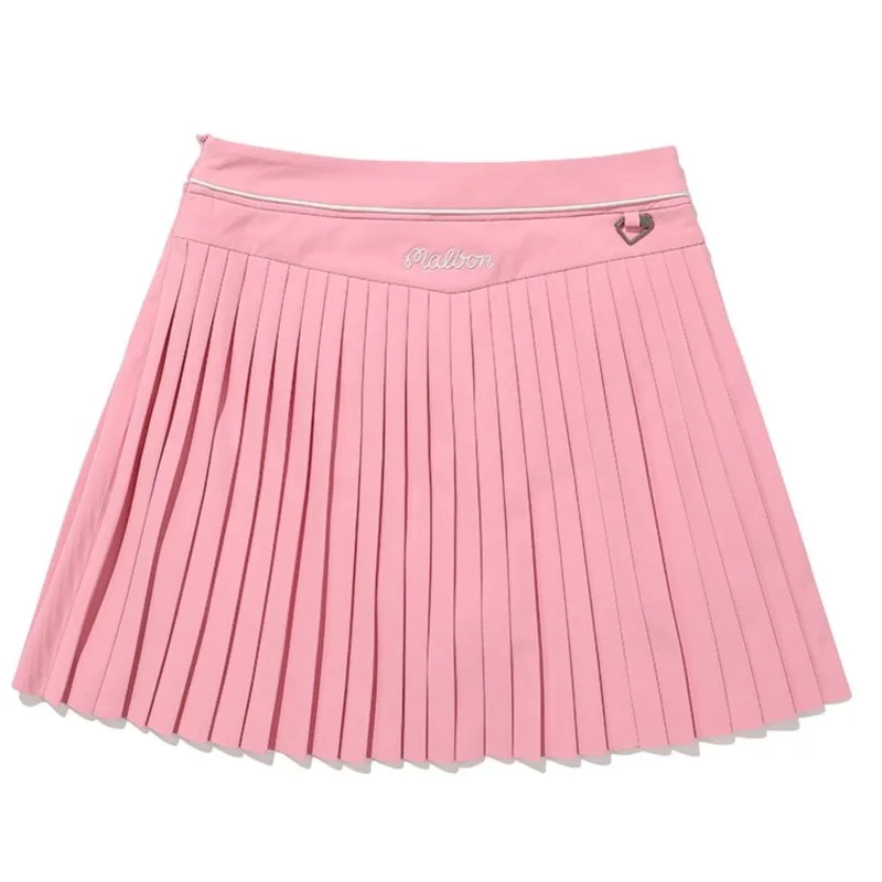 Golf Wear Ladies Golf Skirt Fashion Pleated Skirt Summer Ladies Golf Wear Tennis Skirt Belt