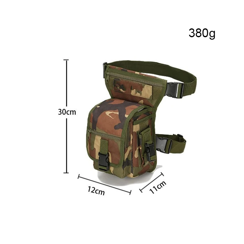 Waterproof Canvas Motorcycle Waist Fanny Pack Hip Rider Tactical Thigh Leg Bags Fanny Pack For Men Chest Bag Camping Hiking