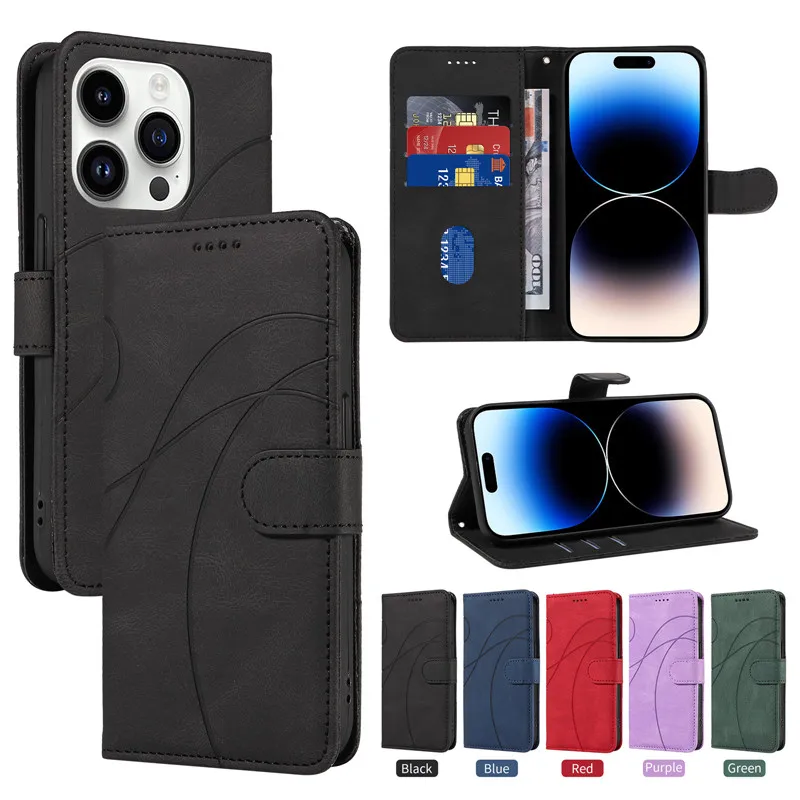Фото Чехол для телефона Dream Line Flip 15 для Xiaomi Redmi 15 15c 14c 14r 13c 13 12 12c 10 10c 10a 9a 9c NFC 9T 5G Кошелек Кожаный чехол Сумки №1