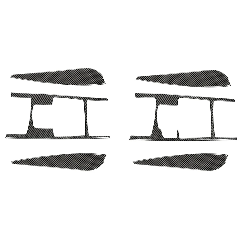

Central Control Gear Shift Panel Stickers Carbon Fiber For - A6 2005 2006 2007 2008 2009 2010 2011