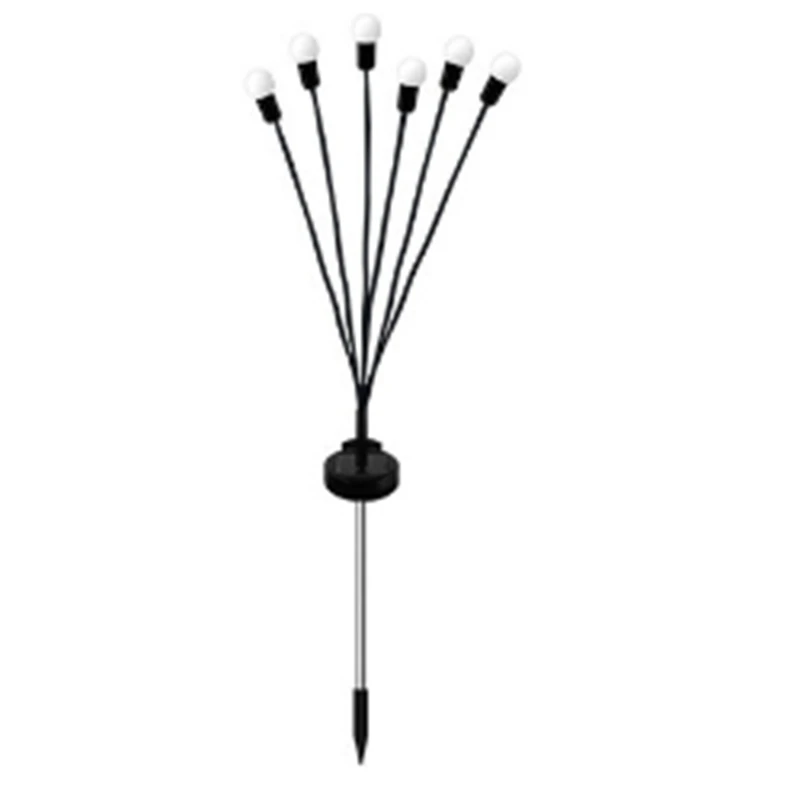 

2 Pcs LED Firefly Solar Lights Waterproof Lawn And Ground Plug Lights Garden Decoration Outdoor Lighting