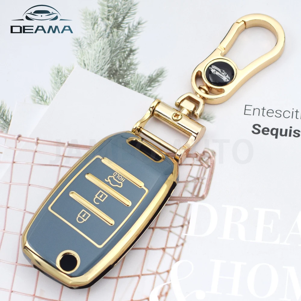 Чехол из ТПУ для автомобильного дистанционного ключа Kia Rio 3 K2 Ceed Cerato K3 Sportage 4 Picanto K5