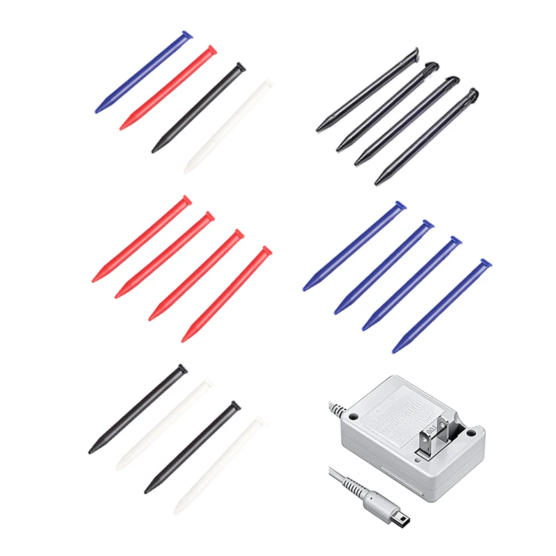 

New 3DS XL Charger and Stylus Pen,Compatible with Nintendo 3DS/ DSi/DSi XL/ 2DS/ 2DS XL/New 3DS XL 100-240V Wall Plug Adapter