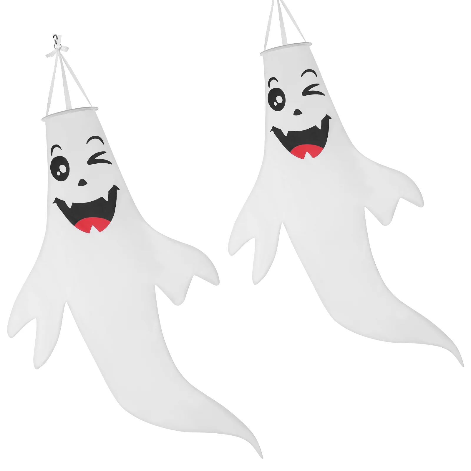 

Ghost Decorations Outdoor Windsock Windsocks Hanging Ghoststrees Tree Decoration Largeflag Decorwindsocks