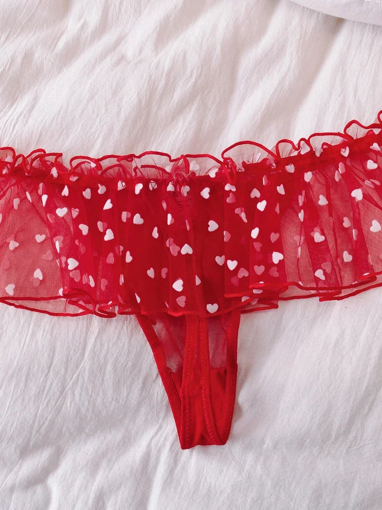Женский комплект кружевного нижнего белья Sweetie Love праздничный женские
