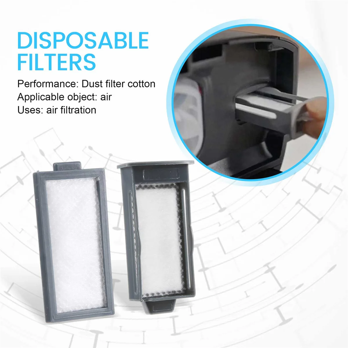 5 комплектов многоразовые пыльцевые фильтры и одноразовые ультратонкие