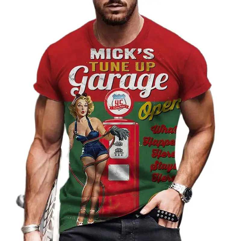 

Футболка мужская с круглым вырезом, уличный свитшот в стиле ретро, повседневная одежда в стиле хип-хоп, топ с коротким рукавом, уличная одежд...