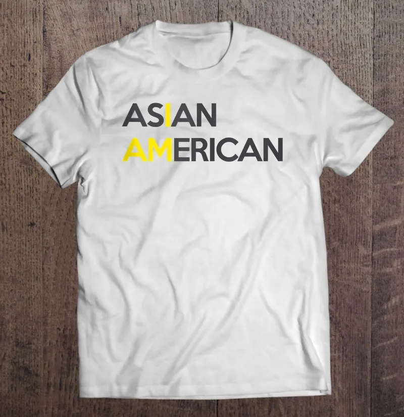 I Am Asia American майка мужские футболки спортивные Индивидуальные принты Мужская