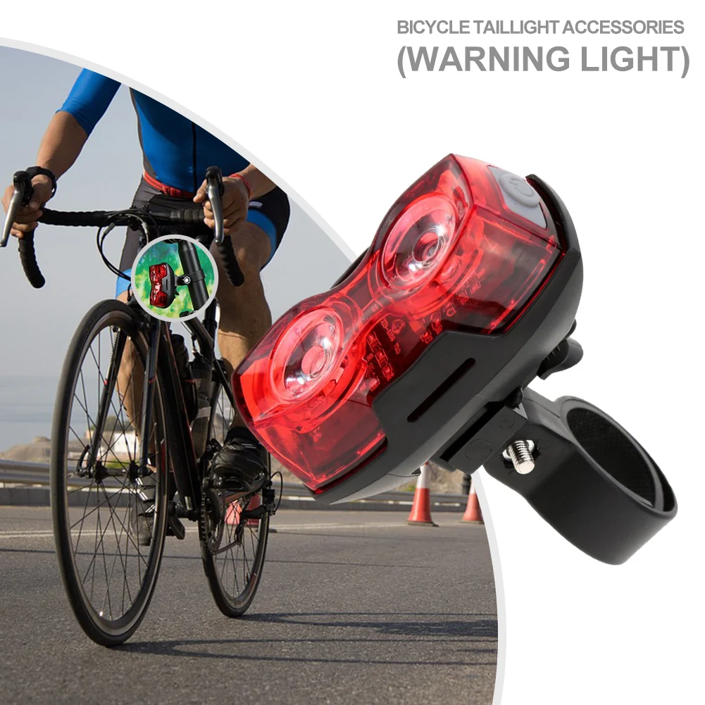

Bicycle Tail Light Mountain Bike Red Light Tail Lights Rainproof Horizontal Or Vertical LED Taillight Cycling Accessories