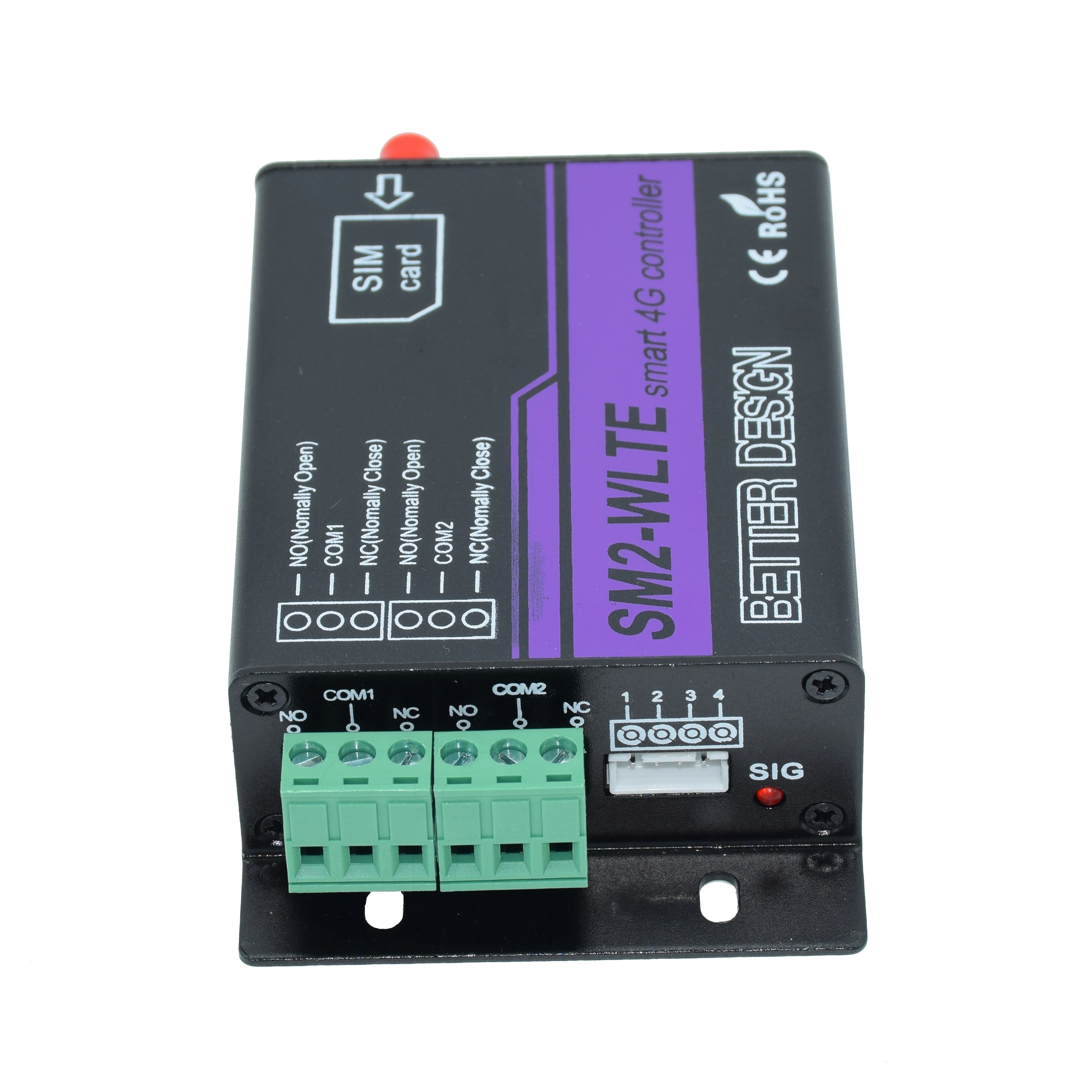 Рисунок 3 - Умный 2-Канальный Релейный контроллер 4G LTE GSM SMS