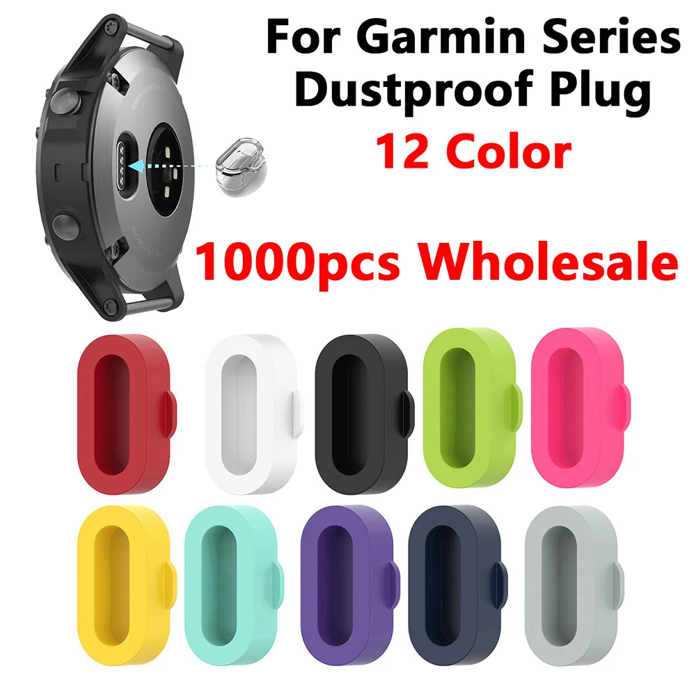 

1000pcs Dustproof Plug Case For Garmin Venu 2/2s Fenix 6 6x Forerunner 245 745 Tactix Delta Solar Accessories Anti-dust Plug Cap