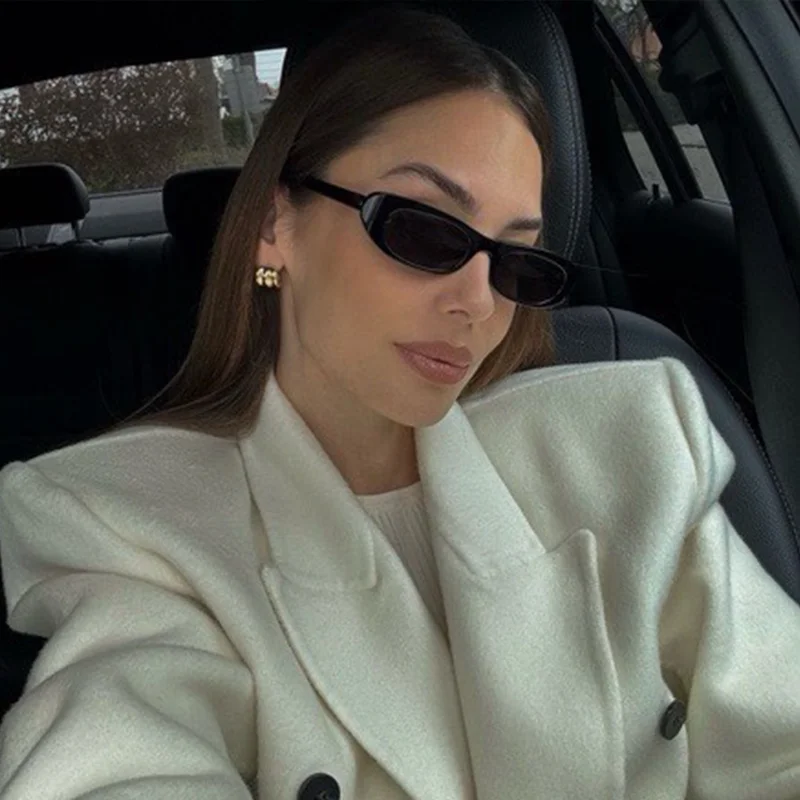 INS модные женские классические солнцезащитные очки кошачий глаз 2024 SL557 роскошные