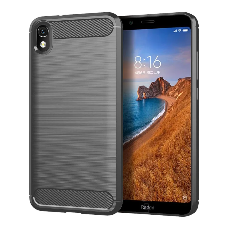 Матовые чехлы для телефонов Xiaomi Redmi 7A чехол из углеродного волокна xaomi redmi 7a Redmi7A