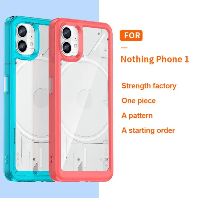 

Mobile Phone Case Suitable For Nothing Phone1 Acrylic Space Case Fall Proof Translucent Soft Shell Cover Shockproof Clear Case