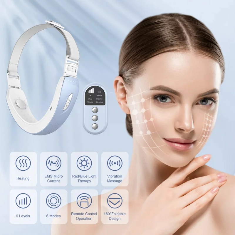 

V-Face Lifting Device EMS Face Massager двойной подбородок