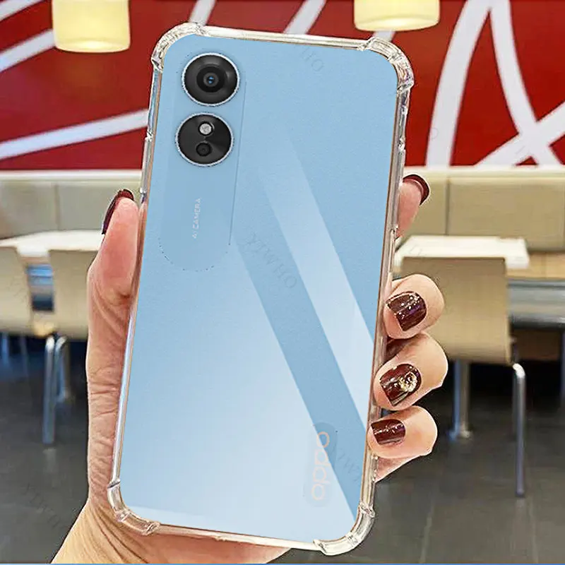 Прозрачный мягкий чехол для телефона Oppo A17 TPU прозрачный A 17 6 56 &quotCPH2477