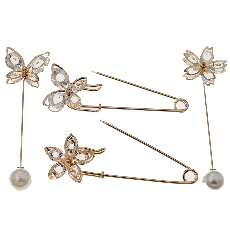 50 шт. новая модная брошь для свитера цветок розы корсаж камелия длинная игольная