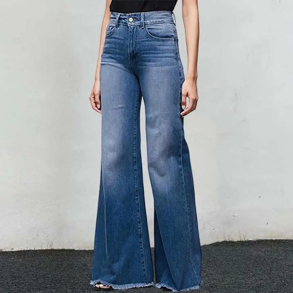 

Тонкие женские джинсы с широкими штанинами, модные женские джинсы с бахромой, Облегающие расклешенные джинсы со средней талией, джинсы-клеш, уличная одежда