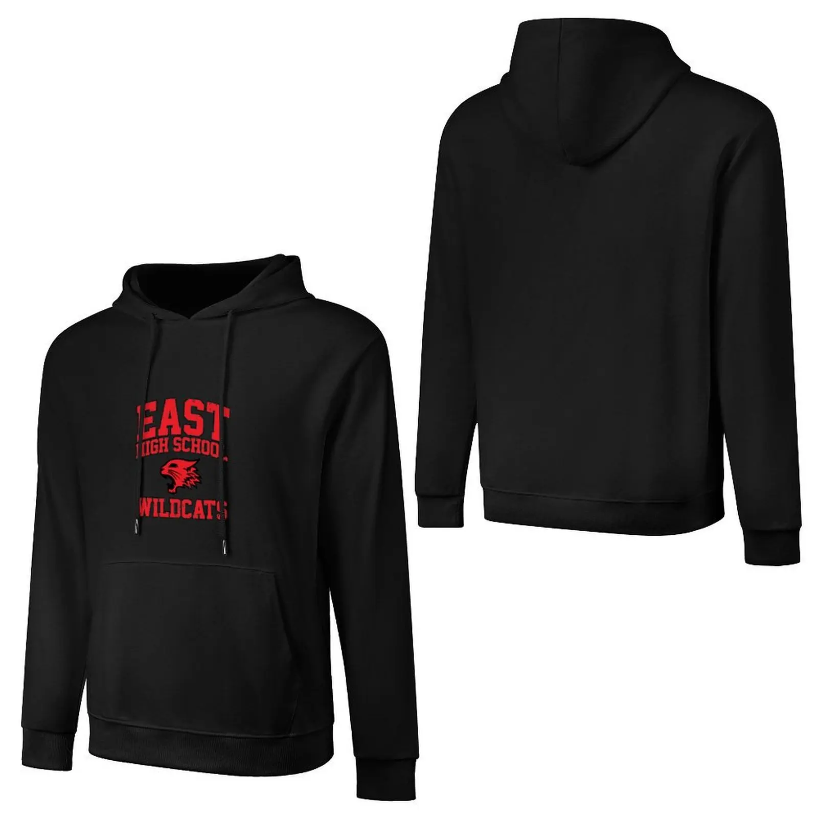 Пуловер с капюшоном East High School Wildcats мужская одежда осенняя в японском стиле
