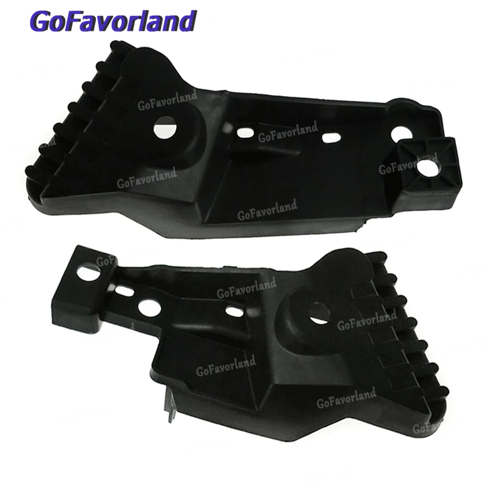 

Pair Front Left Right Side Upper Bumper Grille Bracket Support Beam Black 71152-T7A-000 71151-T7J-H00 For Honda HR-V 2016-2018