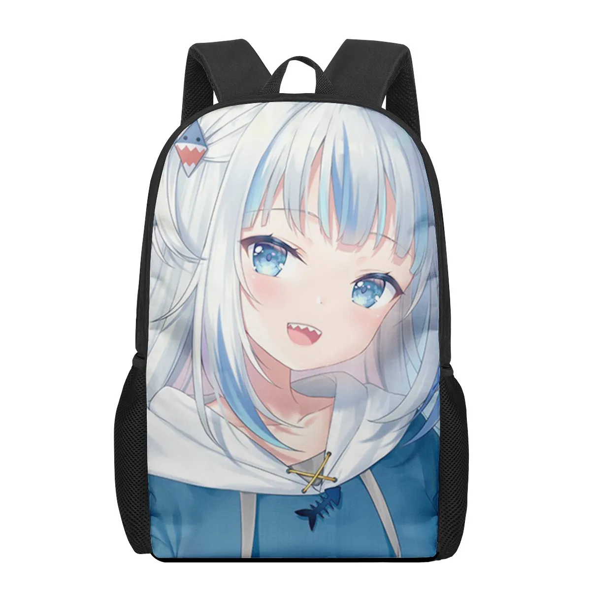 

Gawr Gura hololive girl 3D Print School Bags for Boys Girls Primary Students Backpacks Kids Book Bag Satchel Back Pack