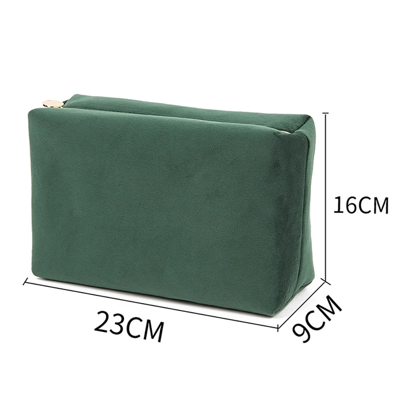 Ins Style Advanced Фланелевая тканевая косметичка Большая вместительная сумка для