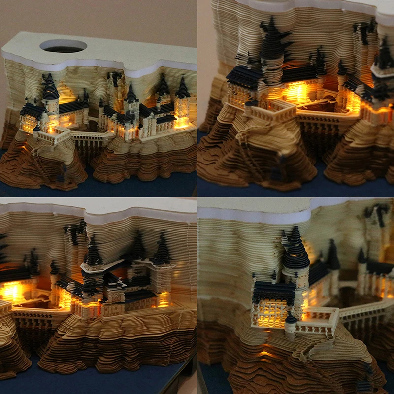 Новый настольный календарь Castl со светодиодной подсветкой на 2025 год блокнот