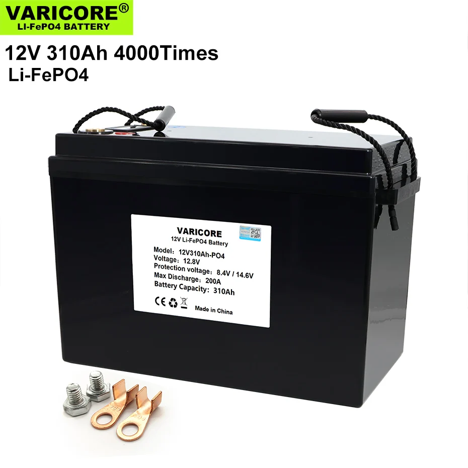 12V 200Ah 280Ah 310Ah LiFePO4 battery 12.8V Lithium iron phospha For RV Campers Golf Cart Off-Road Off-grid Solar Wind Tax Free