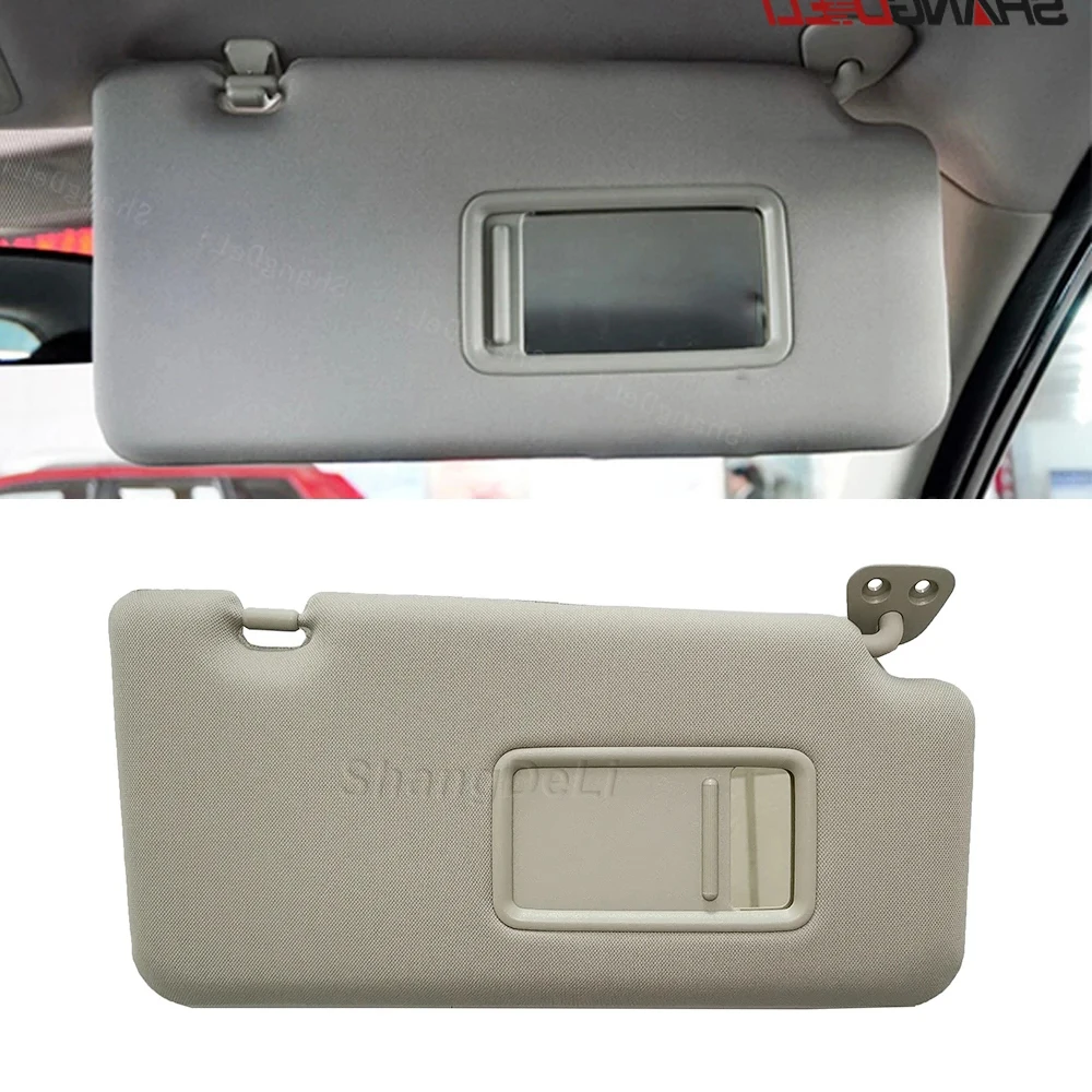 

Правая сторона для Nissan Tiida 2005-2010 салон автомобиля солнцезащитный козырек с зеркалом