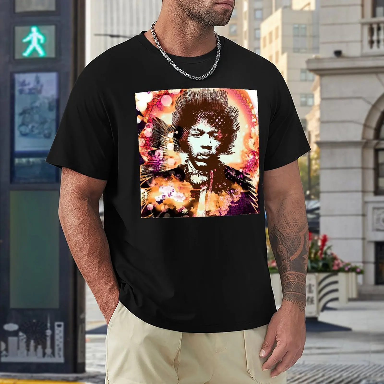 

Jimi And Hendrix Throw Pillow Novelty Tees High Quality Travel Eur Size