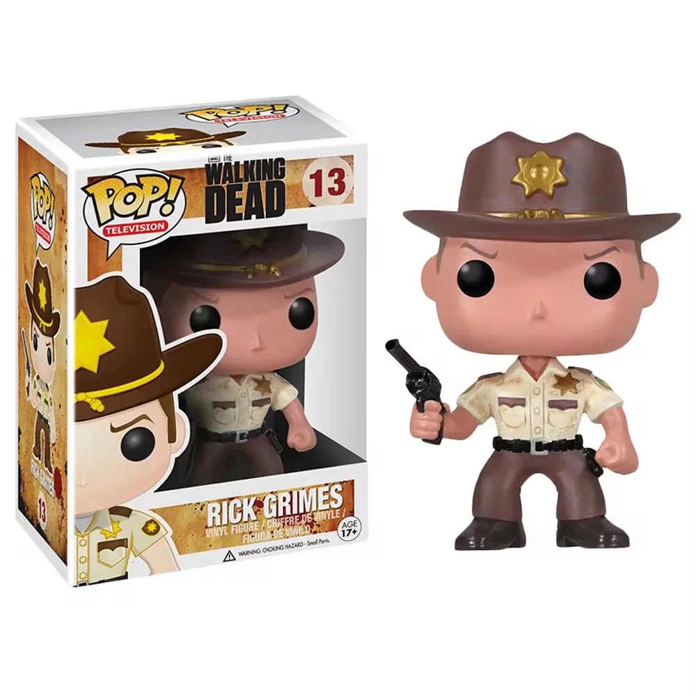 Поп-телевидение Funko Daryl Dixon #1182 Rick Grimes #13 Ходячие мертвецы виниловые фигурки