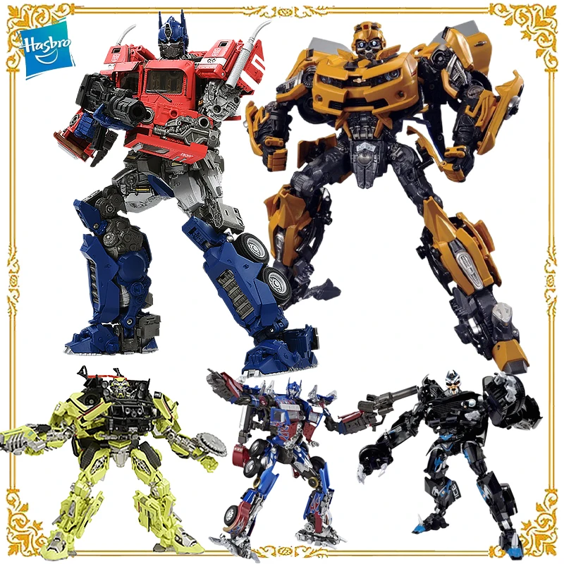 

Hasbro Transformers Masterpiece Movie Optimus Prime Barricade Bumblebee Megatron Jazz Ironhide Collect Autobot Action Figure Toy