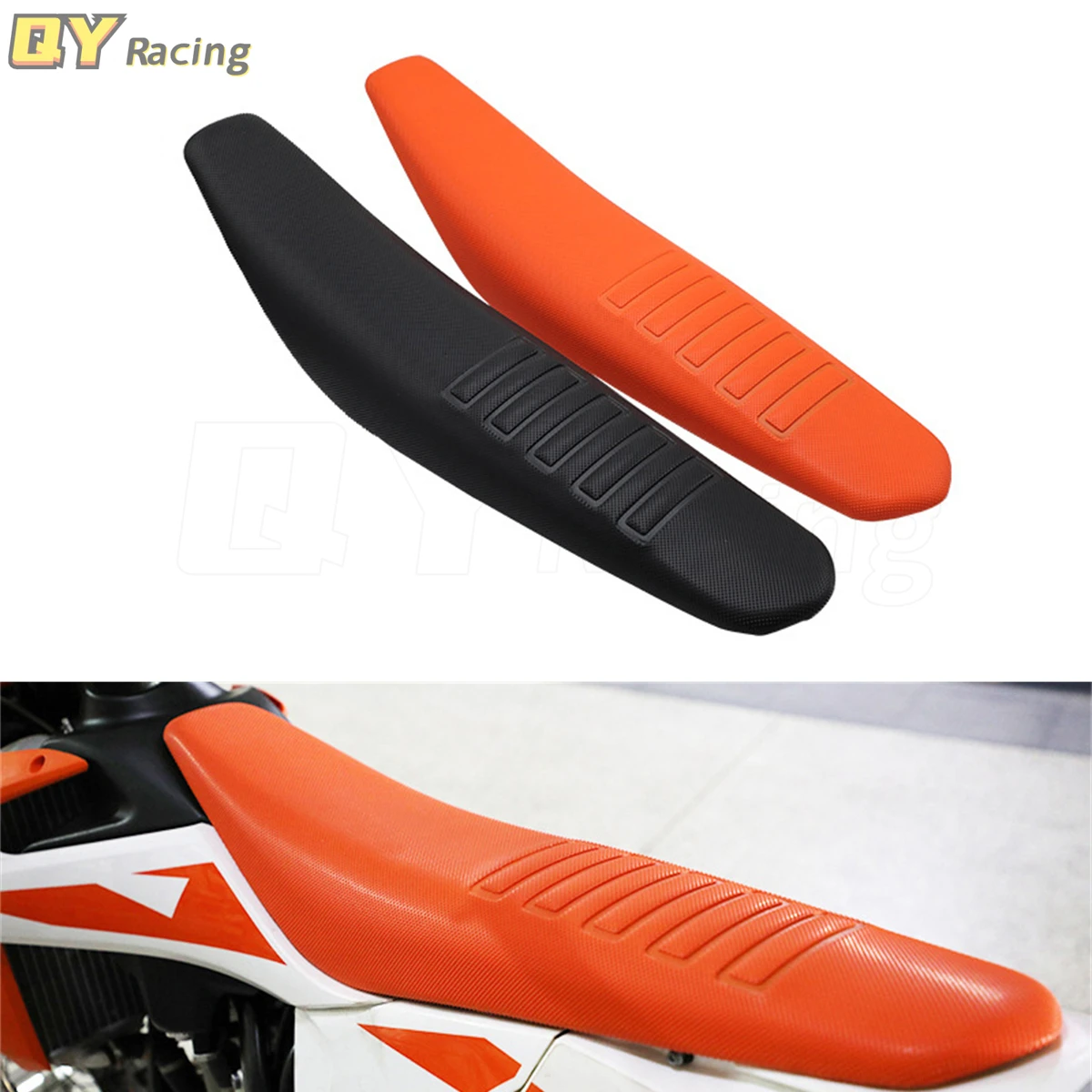 

Motorcycle Seat Cushion Dirt Pit Bike Diamond Pattern Non-slip Seat Saddles For KTM EXC EXCF SX SXF XC XCF 125 250 300 450 500