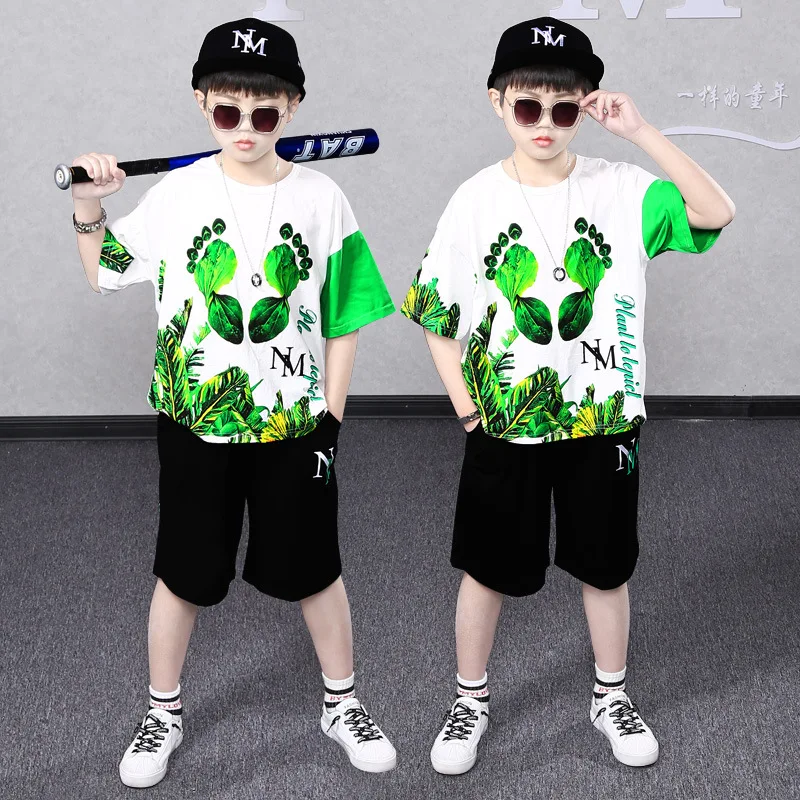 

Boys Clothing Sets Summer Comfortable Kids Outfits Cotton Children Costume for Teen Baby Boys Clothes Tracksuit 6 8 10 12 Years