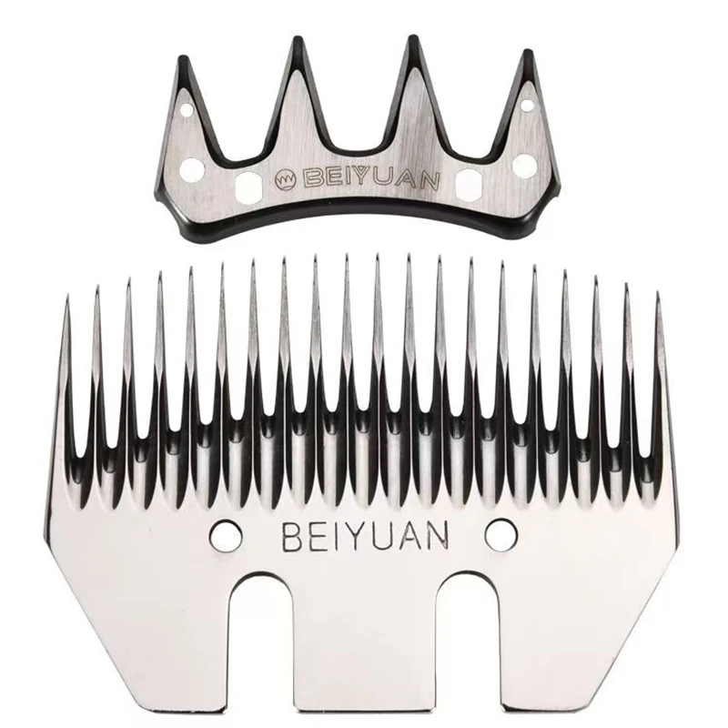 BEIYUAN 20-зубые ножницы для стрижки овец, расческа, ножницы для шерсти, лезвие для коз, альпака, машинка для стрижки фермы, ножницы, детали, 1 комплект (art.: 3920cf4731a9f) - 3920cf4731a9f