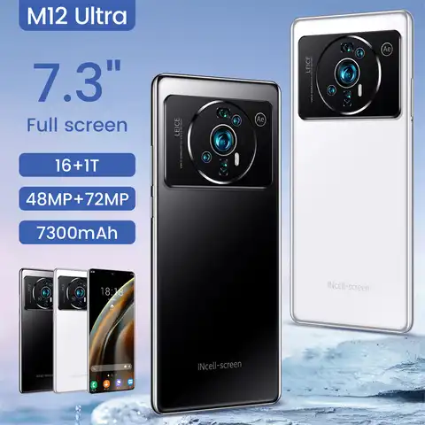 Смартфон M4 Pro, 16 ГБ, 512 ГБ, двойная карта 4G, 6,7 дюйма, 32 МП, HD, Android 11