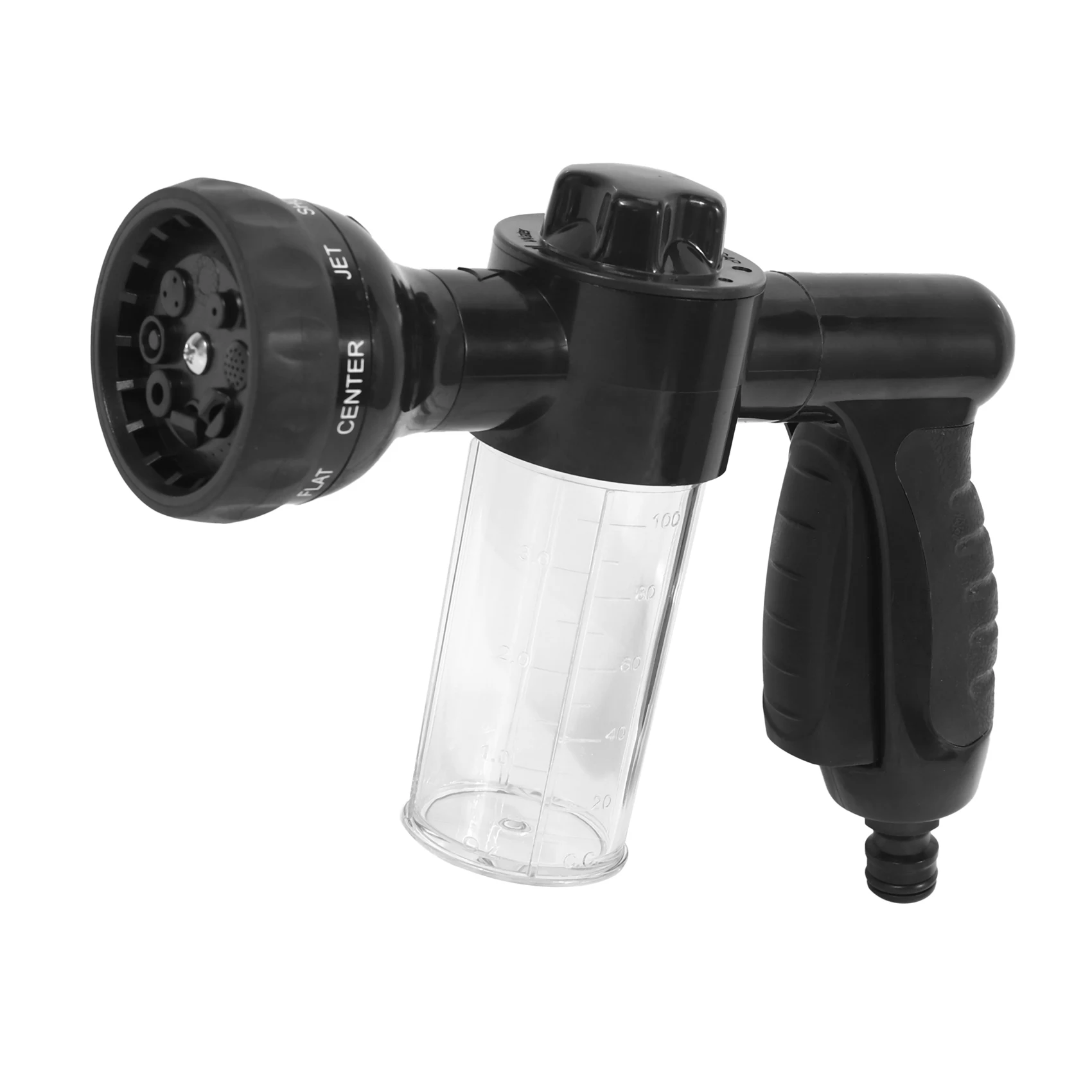 

Garden Hose Foam Nozzle, 8 Mode Adjustable Foam Sprayer, Car Washer, Water Soap Dispenser, High Pressure Hose Spray Nozzle,