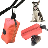 large opening dog poop bag holders zippered pets poop bag holder pet waste bag dispenser durable lightweight dog poop bag