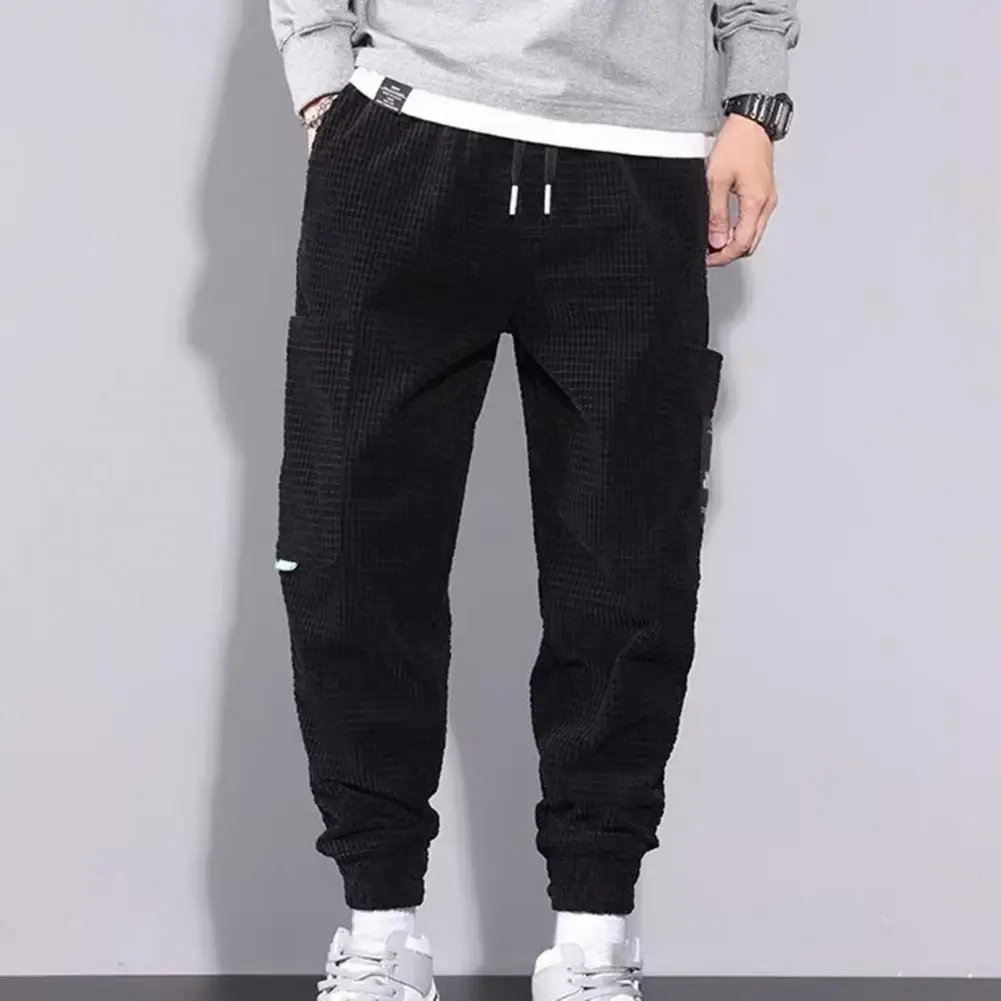 

Chic Casual Pants Ankle Length Men Pants Loose Autumn Full Length Casual Male Sweatpants Warm