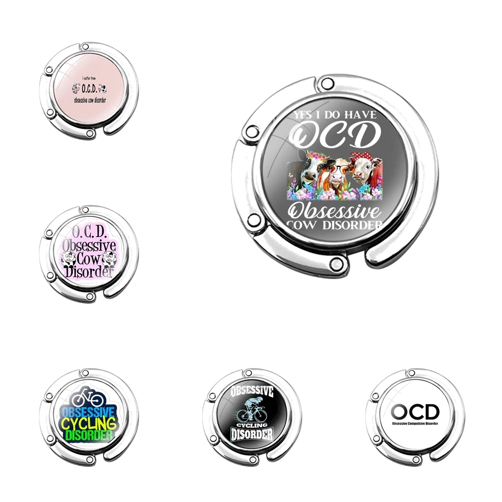 Складной крючок для женского кошелька Ocd с одержимым обезболивающим