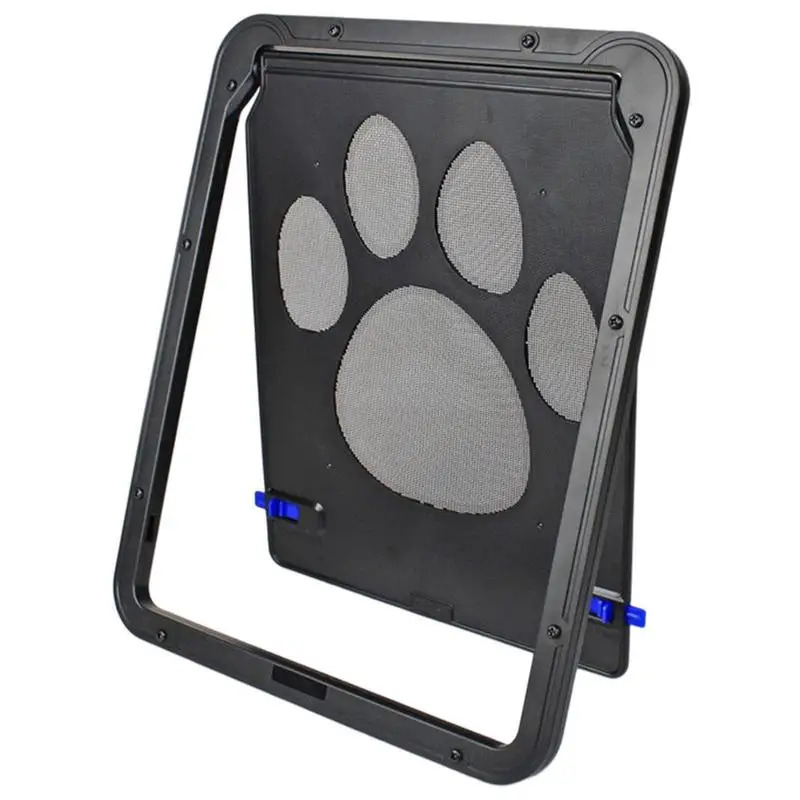

Cat Door For Exterior Door Heat Proof Flap Screen Door With Magnet Positioning Small Dog Gate With Paw Print Screen Window Noise