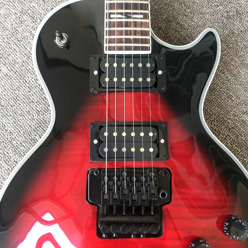

LP Custom Store-Electric Guitar, Double Tremolo Bridge, Rosewood Fingerboard, Made in China, Free Shipping