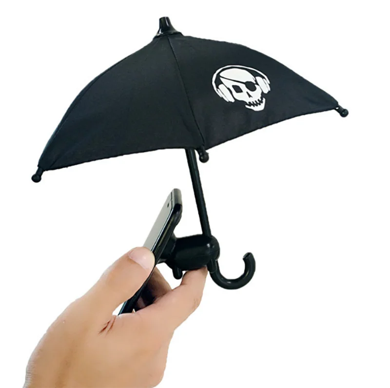 

Silicone Suction Cup Style Phone Holder with Mini Umbrella Smartphone Stand for Outdoor Cover Sun Shield Cellphone Stand