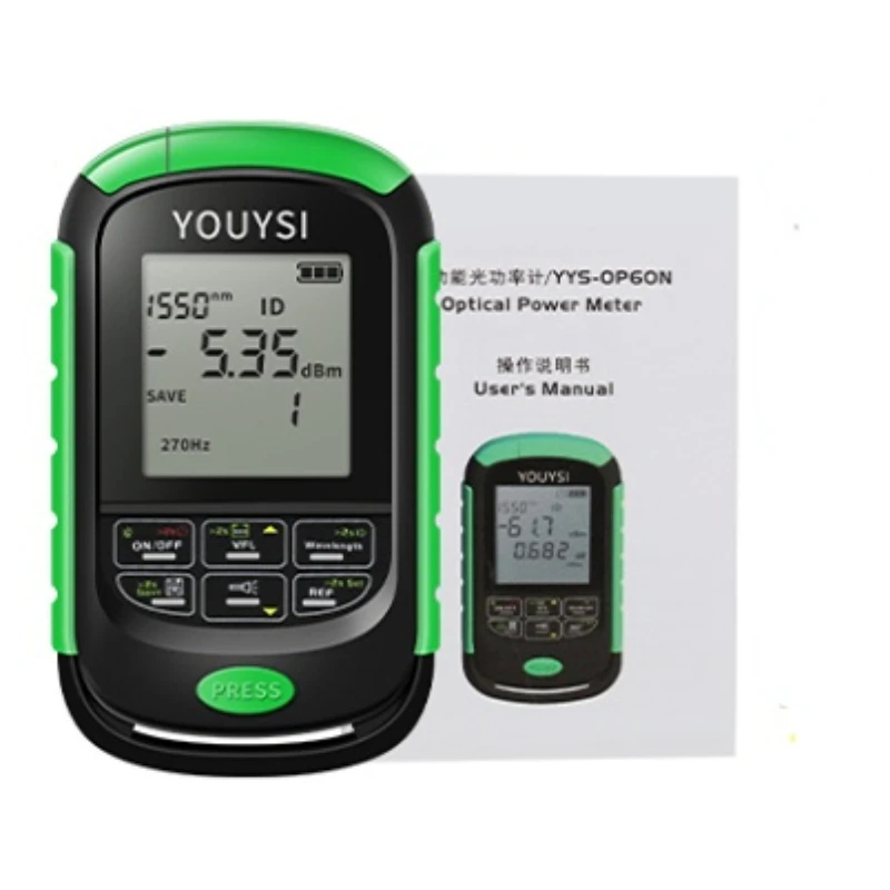 30MW VFL Industrial Optical Power Meter Red Light All-in-one Machine Red Fiber Optic Pen Mini Rechargeable Light Decay Tester